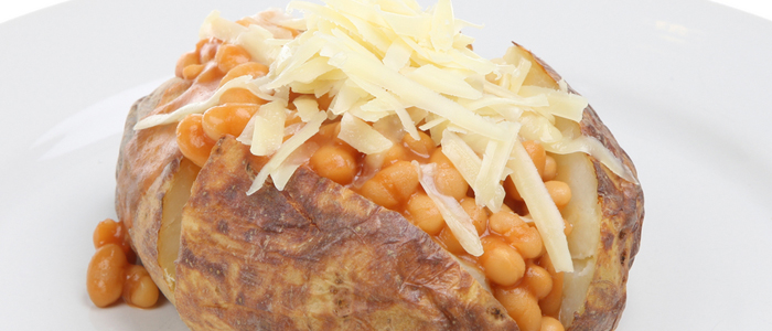 Baked Potato With Baked Beans 