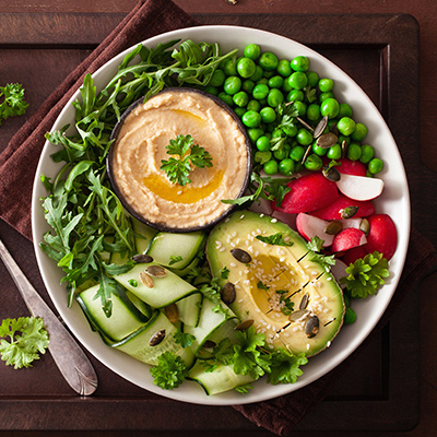 The Golden Fry Lochgelly Portion Salad